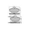 RDA GP Max Brake Pad Set Front RDB1942