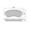RDA Phantom Ceramic Brake Pad Set Front RDC1322