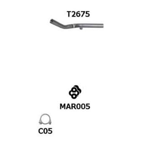 Redback Exhaust Pipe T2675