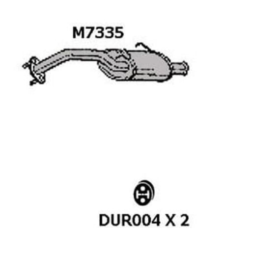 Redback Exhaust Muffler M7335