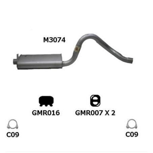 Redback Exhaust Muffler M3074