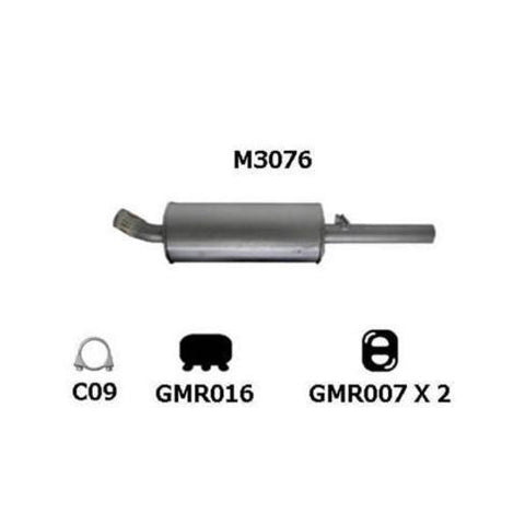 Redback Exhaust Muffler M3076