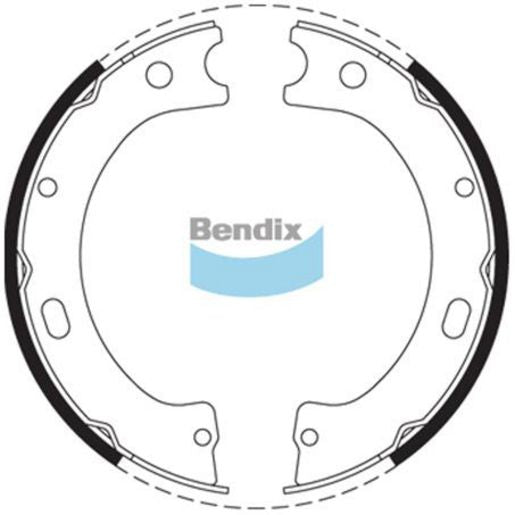 Bendix Handbrake Shoe Set BS1547