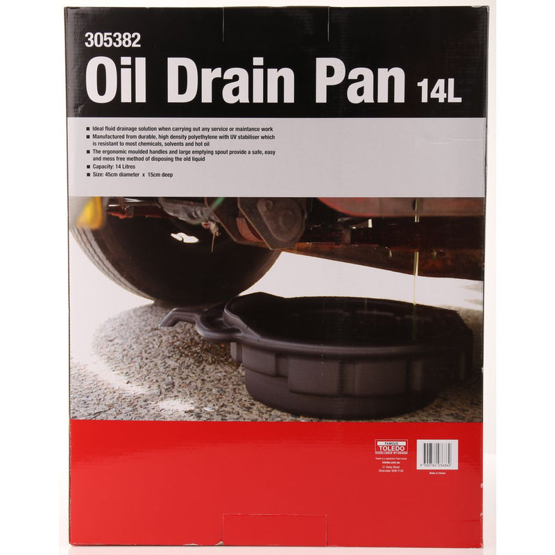 Toledo Oil Drain Pan 14L 305382