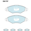 Bendix General CT Brake Pad Set Front DB1757 GCT