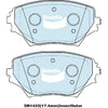 Bendix General CT Brake Pad Set Front DB1432 GCT