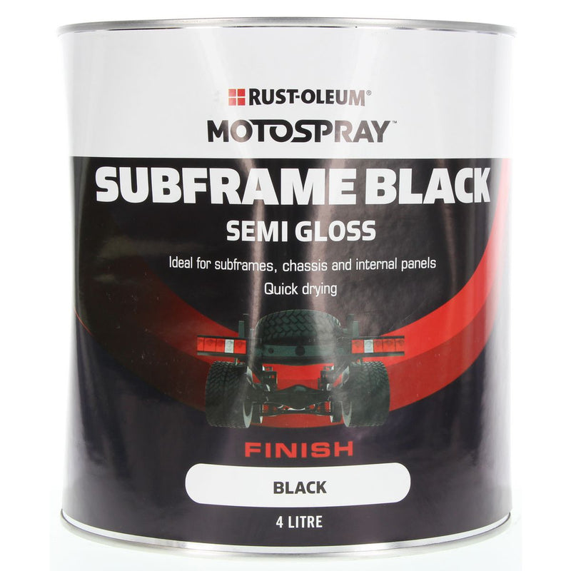 HiChem Motospray Subframe Gloss Black Enamel 4Ltr SF4