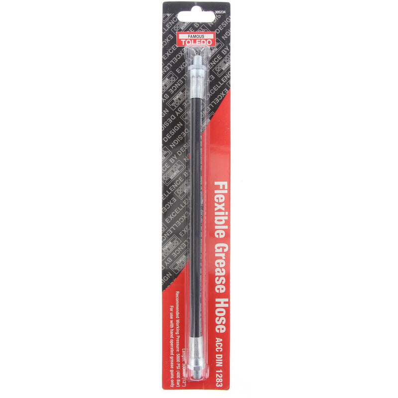 Toledo Flexible Grease Hose 300mm 305234