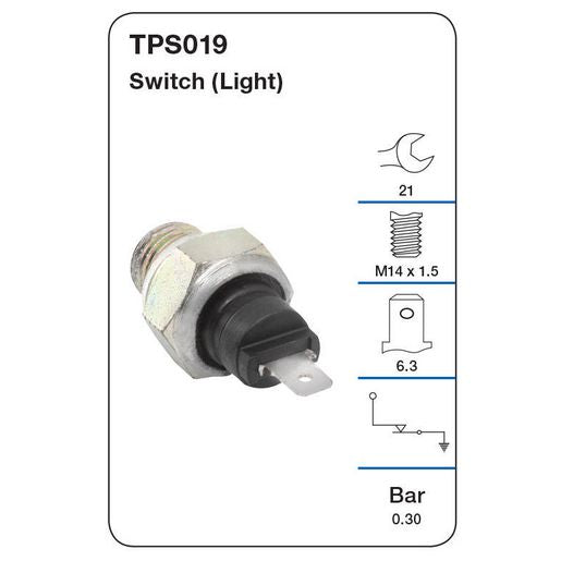 Tridon Oil Pressure Switch TPS019