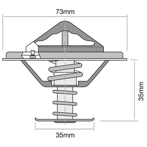Tridon Thermostat Blister Pack (High Flow) TT331-180