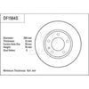 TRW Brake Rotor Single 284mm Front DF1564S