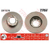 TRW Brake Rotor Single 278mm Rear DF1578S