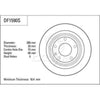 TRW Brake Rotor Pair 300mm Rear DF1590S