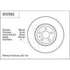 TRW Brake Rotor Single 284mm Front DF2759S