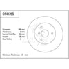 TRW Brake Rotor Pair 280mm Front DF4135S