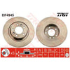 TRW Brake Rotor Pair Rear DF4945S