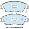 Bendix Euro Brake Pad Set Front DB1471 Euro+