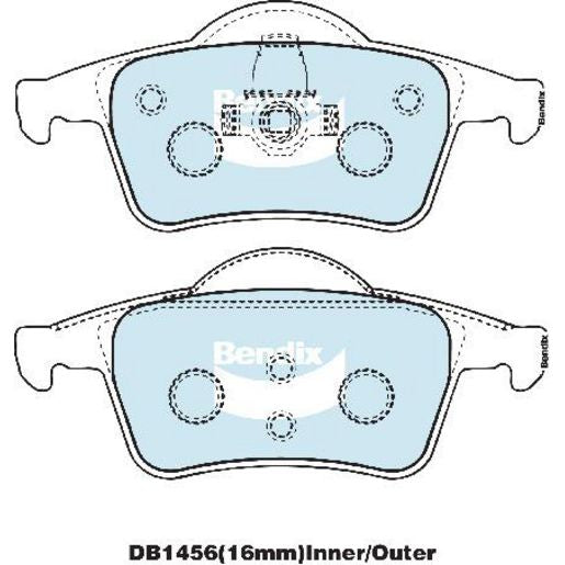 Bendix Brake Pads Set - General Ct DB1456CT