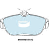 Bendix Euro Brake Pad Set Front DB1198 Euro+