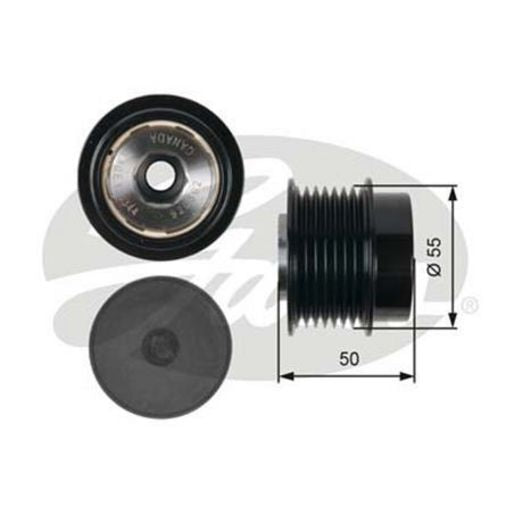 Gates Overrunning Alternator Pulley OAP7017