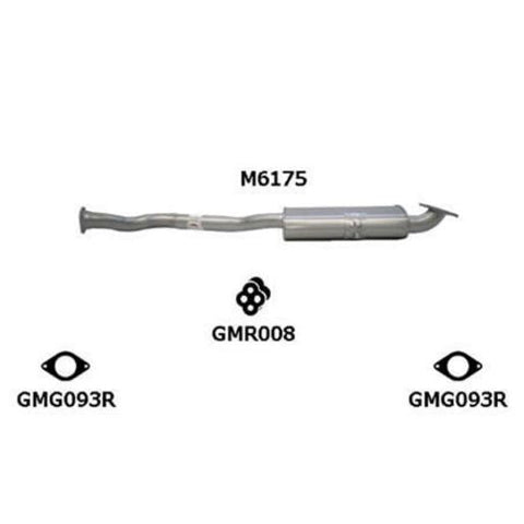 Redback Exhaust Muffler M6175