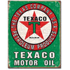 Texaco Motor Oil Metal Sign (32x41cm) MSI1927