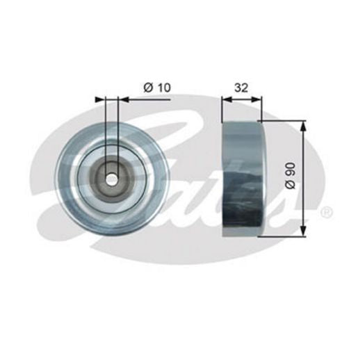 Gates Engine Idler Pulley 36495