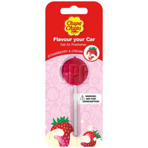 Chupa Chup Air Freshener Card Strawberries & Cream 3401774