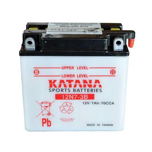 Katana 12V 7Ah Motorcycle Battery 12N7-3B 150007