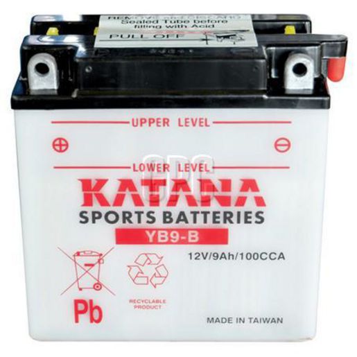 Katana 12V 9Ah Motorcycle Battery YB9-B
