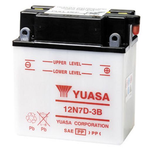 Yuasa Motorcycle Battery - 12N7D - 3B 155013