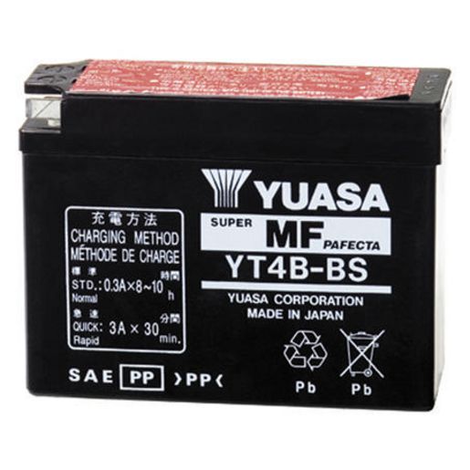 Yuasa Yt4B-Bs Batt/Mcycle YT4B-BS