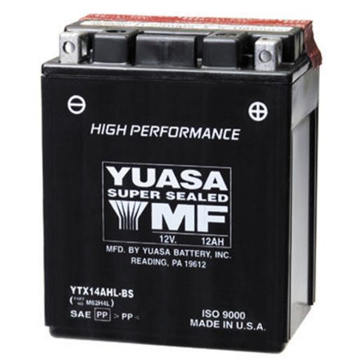 Yuasa Ytx14Ahl-Bs Batt/Mcycle 156011