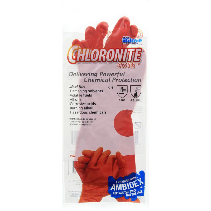 Chloronite Chemical Gloves Red X-Large 1-Pair 440604