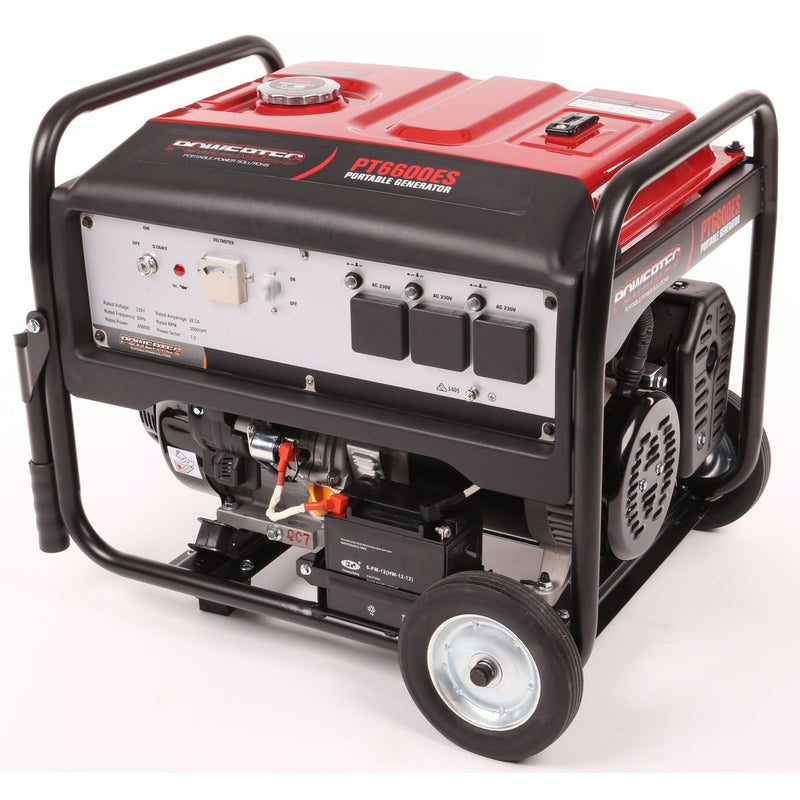 Powertech 6500W 13Hp Petrol Generator With Electric Start