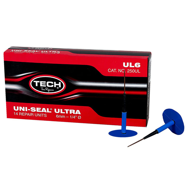 Tech Tire Repair Uni-Seal Ultra Gum/Wire 6mm (Box Of 14)