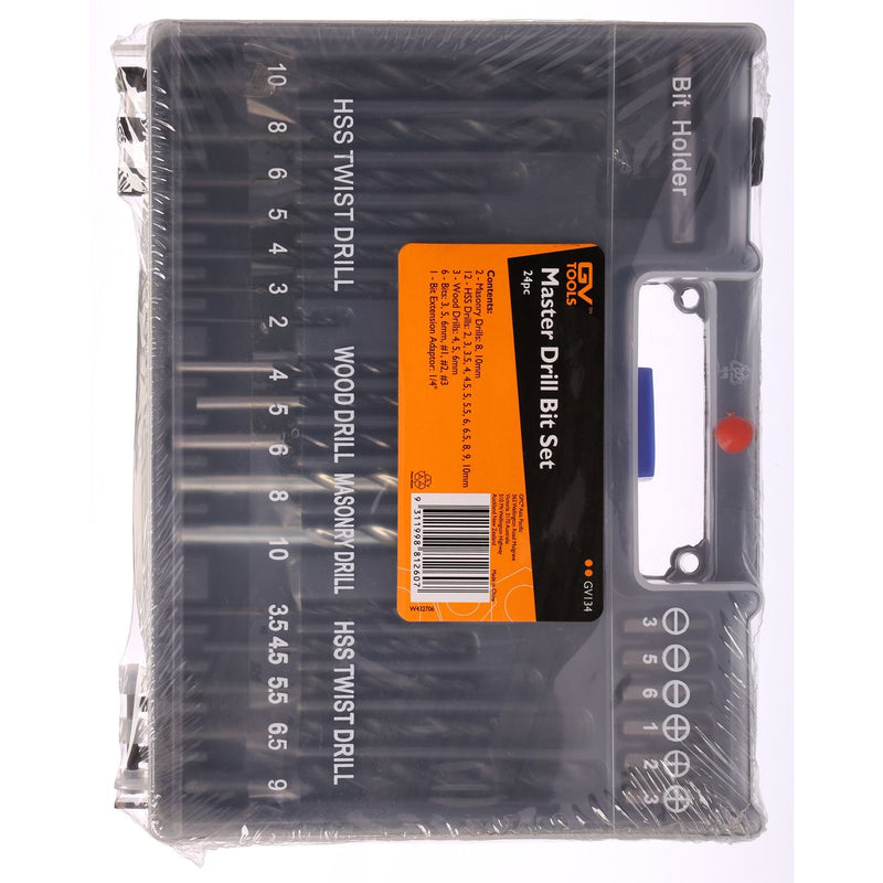 GV Tools Drill Bit Set 24 Piece GV134