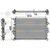 Mahle Radiator Aluminium/Plastic CR 907 000P