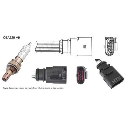 NTK Oxygen Lambda Sensor OZA629-V9