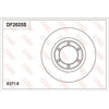 TRW Brake Rotor Pair 282mm Front DF2025S