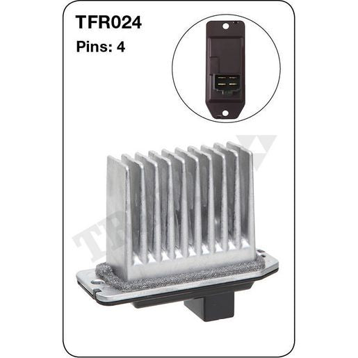 Tridon AC Blower Motor Resistor TFR024