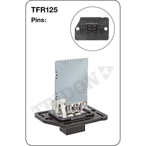 Tridon AC Blower Motor Resistor TFR125