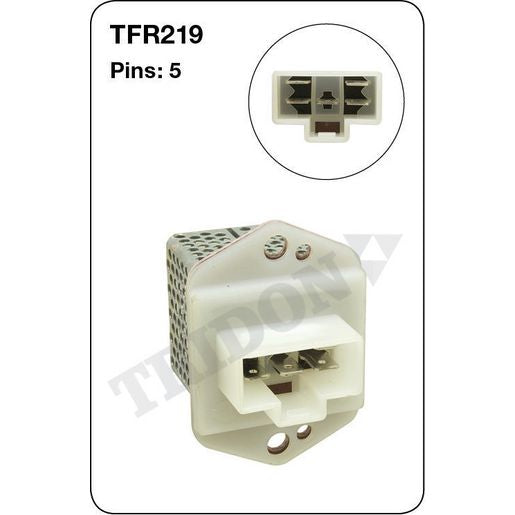 Tridon AC Blower Motor Resistor TFR219