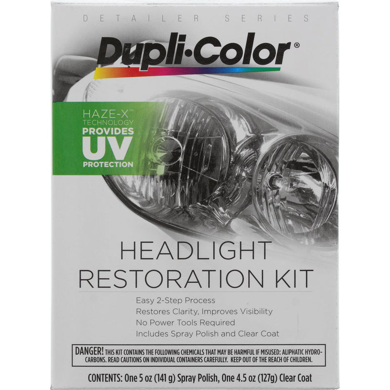 Dupli-Color Headlight Restoration Kit UV Protection HLR100