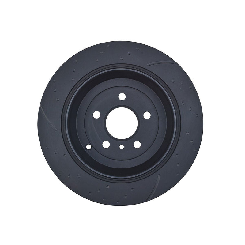 RDA Slotted And Dimpled Brake Rotor Pair 330mm Rear