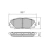 RDA GP Max Brake Pad Set Front RDB2009