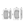 RDA GP Max Brake Pad Set Front RDB2018