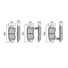 RDA GP Max Brake Pad Set Rear RDB2054