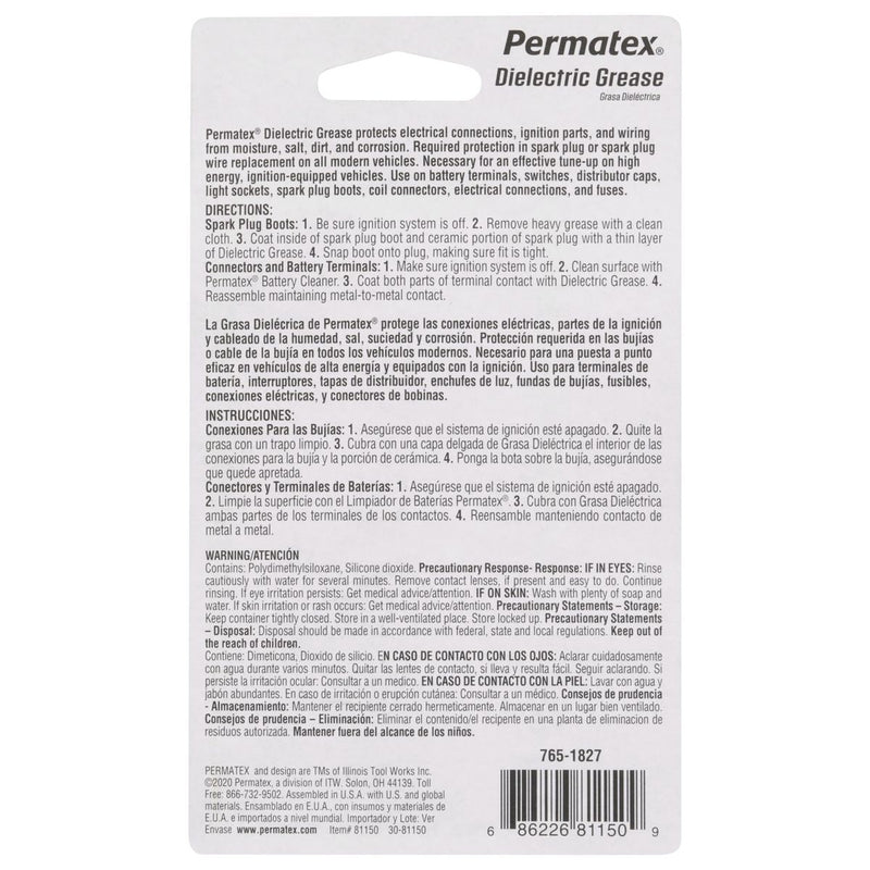 Permatex Dielectric Tune-Up Grease 9g
