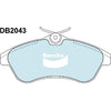 Bendix Euro Brake Pad Set Front DB2043 Euro+